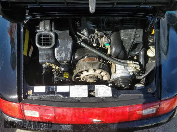 1995 Porsche 911 Carrera with VIN WP0AA2990SS323244, listed as a Copart auction lot 77215074 with 0 mi miles and Non Repairable. Bid and sale history available at carsss.com. Image 11.