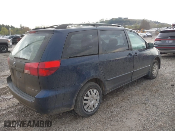2005 Toyota Sienna CE with VIN 5TDZA23C55S381533, listed as a IAAI auction lot 42007324 with 221,520 mi miles and . Bid and sale history available at DreamBid. Image 4.