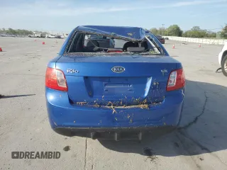 2010 Kia Rio LX with VIN KNADH4A35A6635429, listed as a Copart auction lot 53266835 with 110,615 mi miles and Salvage Title. Bid and sale history available at carsss.com. Image 6.