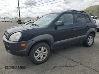 2006 Hyundai Tucson GLS with VIN KM8JN12D46U361496, listed as a Copart auction lot 51490215 with 184,077 mi miles and Clean Title. Bid and sale history available at carsss.com. Image 1.