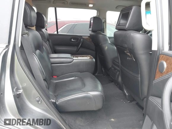 2015 Infiniti QX80 with VIN JN8AZ2NF1F9571315, listed as a IAAI auction lot 41522434 with 166,947 mi miles. Bid and sale history available at carsss.com. Image 8.