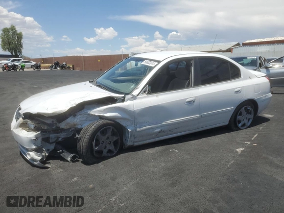 2006 Hyundai Elantra GLS with VIN KMHDN46D96U288604, listed as a Copart auction lot 58603915 with 92,518 mi miles and Salvage title. Bid and sale history available at DreamBid. Image 1.