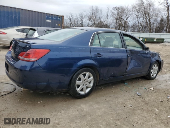 2008 Toyota Avalon XL with VIN 4T1BK36B18U308789, listed as a Copart auction lot 50248545 with 194,785 mi miles and Non Repairable. Bid and sale history available at DreamBid. Image 3.