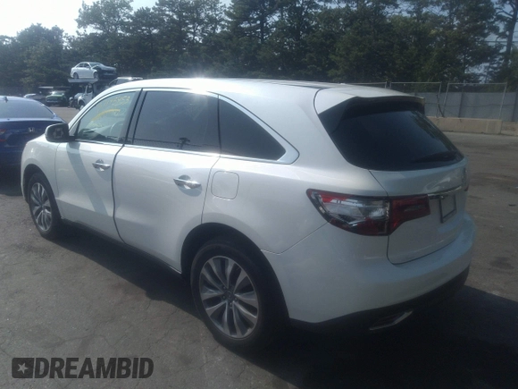 2015 Acura MDX Technology with VIN 5FRYD4H45FB005838, listed as a IAAI auction lot 37143453 with 100,034 mi miles and . Bid and sale history available at DreamBid. Image 3.