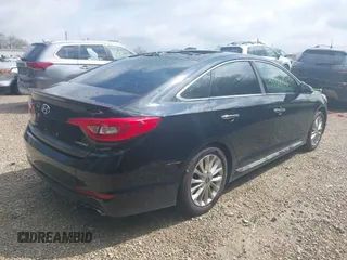 2015 Hyundai Sonata Limited with VIN 5NPE34AF4FH092443, listed as a IAAI auction lot 42166053 with 139,963 mi miles and . Bid and sale history available at carsss.com. Image 4.