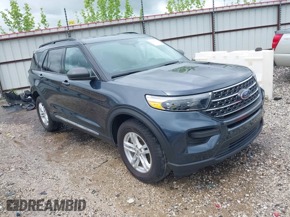 2022 Ford Explorer XLT z VIN 1FMSK8DH3NGA69714, wystawiony jako IAAI lot #42164169 z przebiegiem 53 081 mil mil oraz . Historia ofert i sprzedaży dostępna na DreamBid. Obrazek 1.