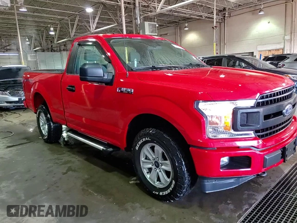 2019 Ford F-150 XL with VIN 1FTMF1E5XKKD02283, listed as a Copart auction lot 50175365 with 24,391 mi miles and Salvage title. Bid and sale history available at DreamBid. Image 13.
