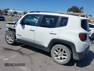 2017 Jeep Renegade Latitude with VIN ZACCJABB6HPE57027, listed as a IAAI auction lot 42561087 with 39,564 mi miles and . Bid and sale history available at DreamBid. Image 3.