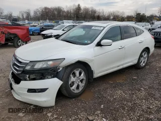 2012 Honda Crosstour EX-L with VIN 5J6TF2H52CL006872, listed as a Copart auction lot 50034485 with 165,608 mi miles and Salvage Title. Bid and sale history available at carsss.com. Image 1.
