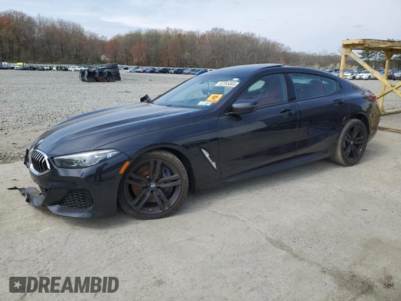2020 BMW 8 Series 840i with VIN WBAGV4C0XLCD97822, listed as a Copart auction lot 52265065 with Not provided miles and Clean title. Bid and sale history available at DreamBid. Image 1.