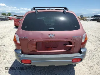 2004 Hyundai Santa Fe with VIN KM8SB12B74U770505, listed as a Copart auction lot 62756304 with 0 mi miles and Salvage Title. Bid and sale history available at carsss.com. Image 6.