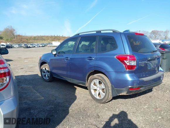 2016 Subaru Forester 2.5i with VIN JF2SJABC1GH466181, listed as a IAAI auction lot 42092643 with 108,779 mi miles. Bid and sale history available at carsss.com. Image 3.