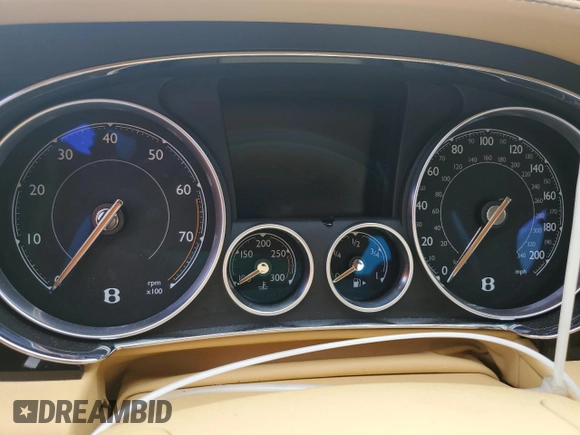 2016 Bentley Continental GT S with VIN SCBGH3ZA4GC054160, listed as a Copart auction lot 74048054 with Not Provided miles and Salvage Title. Bid and sale history available at DreamBid. Image 9.