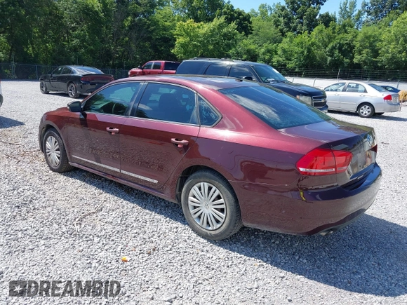 2014 Volkswagen Passat S with VIN 1VWAP7A3XEC004979, listed as a IAAI auction lot 42623479 with 195,850 mi miles and . Bid and sale history available at DreamBid. Image 3.