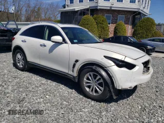2013 Infiniti FX with VIN JN8CS1MWXDM170705, listed as a Copart auction lot 52677935 with 190,439 mi miles and Clean Title. Bid and sale history available at carsss.com. Image 4.