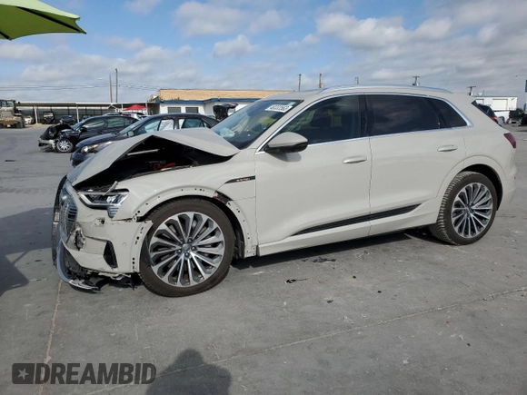 2019 Audi e-tron Prestige with VIN WA1VABGEXKB011122, listed as a Copart auction lot 48333563 with 25,542 mi miles. Bid and sale history available at carsss.com. Image 1.