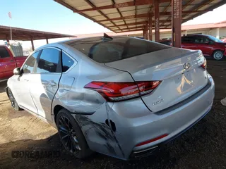 2016 Hyundai Genesis 3.8L z VIN KMHGN4JE6GU138304, wystawiony jako IAAI lot #41667271 z przebiegiem 63 237 mil mil oraz . Historia ofert i sprzedaży dostępna na DreamBid. Obrazek 3.