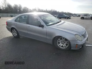 2004 Mercedes-Benz E 320 with VIN WDBUF65JX4A425681, listed as a Copart auction lot 43060365 with 179,955 mi miles and Salvage Title. Bid and sale history available at carsss.com. Image 4.