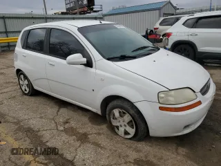 2007 Chevrolet Aveo LS with VIN KL1TD66657B722344, listed as a Copart auction lot 52046095 with 165,798 mi miles and Salvage title. Bid and sale history available at DreamBid. Image 4.