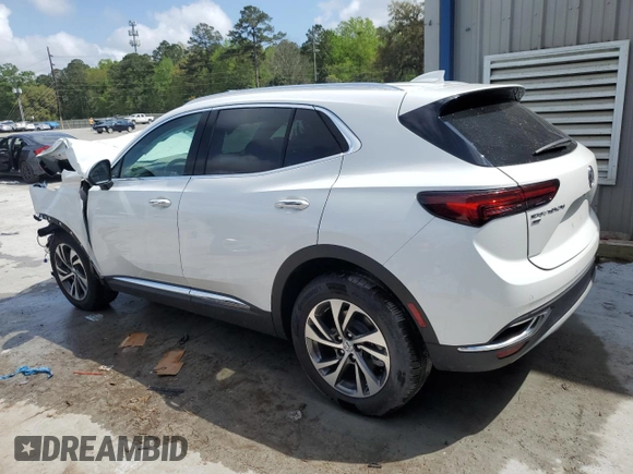2023 Buick Envision Essence with VIN LRBFZPR48PD234726, listed as a Copart auction lot 50945565 with 7,994 mi miles and Salvage Title. Bid and sale history available at carsss.com. Image 2.
