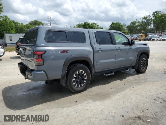 2023 Nissan Frontier Pro-4X with VIN 1N6ED1EK5PN651824, listed as a Copart auction lot 50928645 with 11,319 mi miles and Non repairable. Bid and sale history available at DreamBid. Image 3.