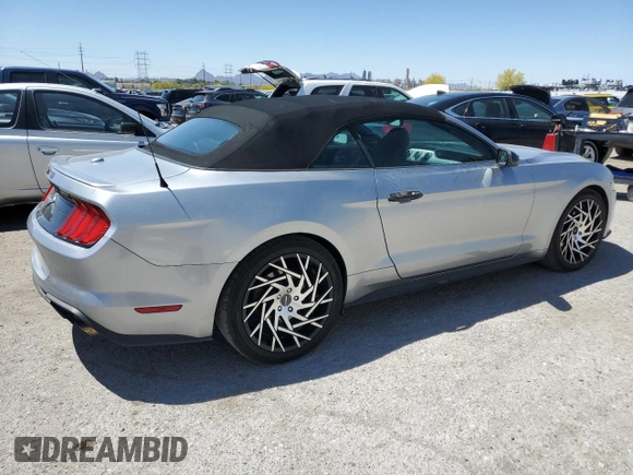 2020 Ford Mustang EcoBoost z VIN 1FATP8UH0L5101303, wystawiony jako Copart lot #53581315 z przebiegiem 59 273 mil mil oraz Szkody całkowita. Historia ofert i sprzedaży dostępna na DreamBid. Obrazek 3.