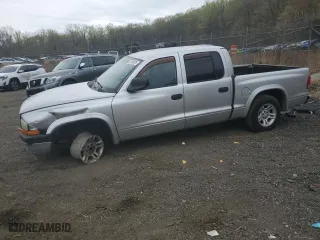 2002 Dodge Dakota Sport with VIN 1B7HL38X62S562179, listed as a Copart auction lot 52493495 with 0 mi miles and Salvage Title. Bid and sale history available at carsss.com. Image 1.