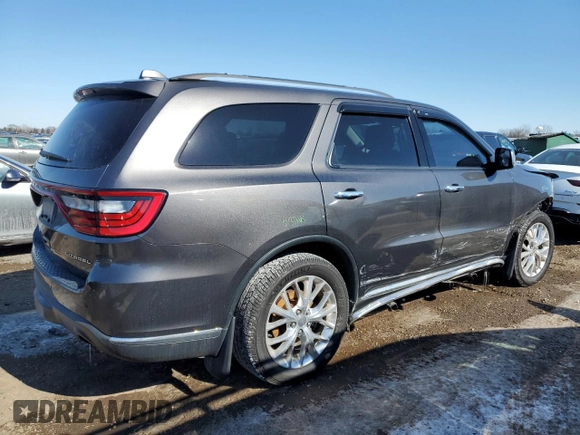 2014 Dodge Durango Citadel z VIN 1C4RDJEG3EC508556, wystawiony jako Copart lot #46340635 z przebiegiem 86 987 mil mil oraz Szkoda całkowita • Salvage title. Historia ofert i sprzedaży dostępna na DreamBid. Obrazek 3.