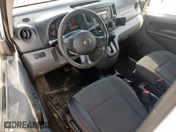 2017 Nissan NV200 S with VIN 3N6CM0KN0HK712617, listed as a Copart auction lot 62909595 with 191,352 mi miles and Salvage title. Bid and sale history available at DreamBid. Image 8.