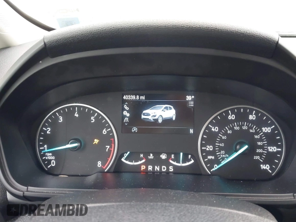 2022 Ford EcoSport SE with VIN MAJ6S3GL3NC469553, listed as a IAAI auction lot 41854545 with 40,339 mi miles and . Bid and sale history available at DreamBid. Image 7.