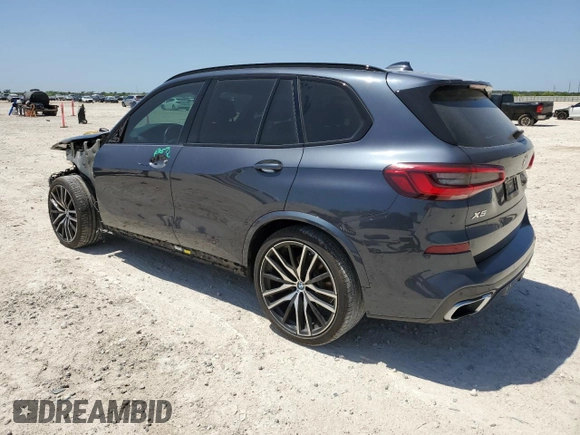 2020 BMW X5 sDrive40i with VIN 5UXCR4C0XLLT18537, listed as a Copart auction lot 52439585 with 45,042 mi miles and Salvage Title. Bid and sale history available at DreamBid. Image 2.