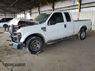 2008 Ford Super Duty F-250 SRW XL with VIN 1FTSX20Y68ED45859, listed as a Copart auction lot 48978735 with 438,078 mi miles and Salvage Title. Bid and sale history available at carsss.com. Image 1.