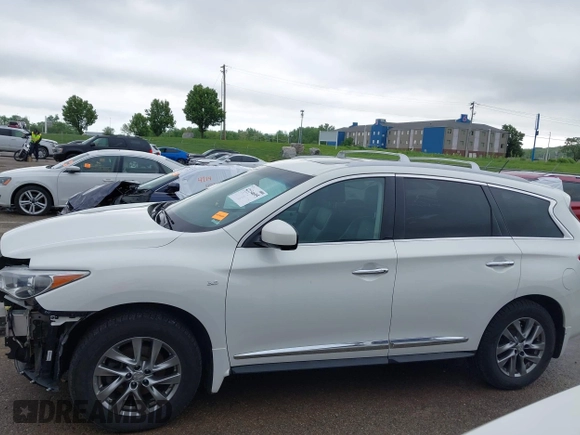 2014 Infiniti QX60 with VIN 5N1AL0MM2EC546616, listed as a IAAI auction lot 42134695 with 85,352 mi miles and . Bid and sale history available at DreamBid. Image 15.