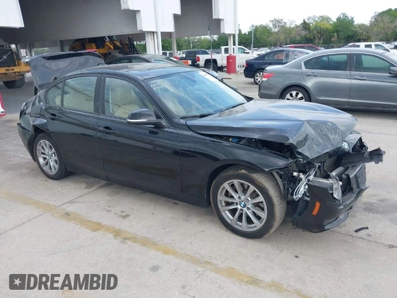 2018 BMW 3 Series 320i xDrive with VIN WBA8E5G53JNU45708, listed as a IAAI auction lot 41865092 with 88,720 mi miles. Bid and sale history available at carsss.com. Image 1.