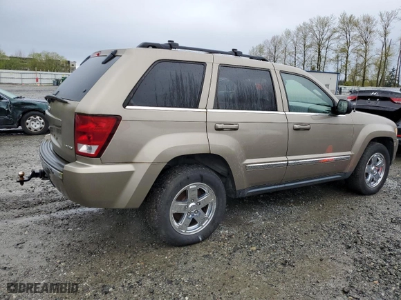 2005 Jeep Grand Cherokee Limited with VIN 1J4HR58N05C678429, listed as a Copart auction lot 52413345 with 179,816 mi miles and Clean Title. Bid and sale history available at carsss.com. Image 3.