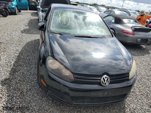 2012 Volkswagen Golf w/Conv & Sunroof with VIN WVWAB7AJ4CW281476, listed as a Copart auction lot 74476374 with 0 mi miles and Salvage Title. Bid and sale history available at carsss.com. Image 5.