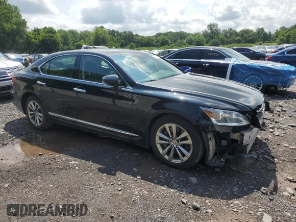 2015 Lexus LS 460 with VIN JTHCL5EF0F5025490, listed as a Copart auction lot 64000615 with 203,507 mi miles and Salvage title. Bid and sale history available at DreamBid. Image 4.