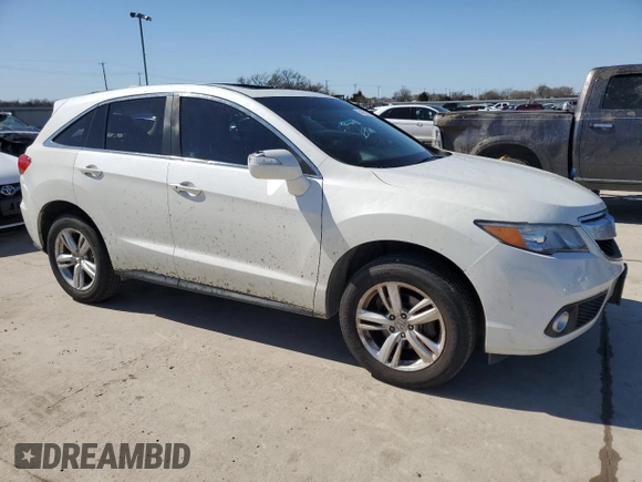 2013 Acura RDX Tech Pkg with VIN 5J8TB3H5XDL017208, listed as a Copart auction lot 48607065 with 108,684 mi miles and Salvage Title. Bid and sale history available at carsss.com. Image 4.