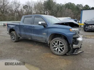2021 Chevrolet Silverado 1500 LT with VIN 3GCUYDED6MG379844, listed as a Copart auction lot 42986335 with 86,118 mi miles and Salvage Title. Bid and sale history available at carsss.com. Image 4.
