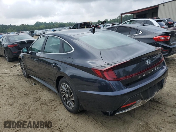 2020 Hyundai Sonata Hybrid Limited with VIN KMHL54JJXLA010557, listed as a Copart auction lot 48405174 with 0 mi miles and Salvage Title. Bid and sale history available at carsss.com. Image 2.