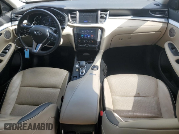 2019 Infiniti QX50 Luxe z VIN 3PCAJ5M38KF125979, wystawiony jako Copart lot #57863035 z przebiegiem 84 048 mil mil oraz Czysty tytuł • Clean title. Historia ofert i sprzedaży dostępna na DreamBid. Obrazek 8.
