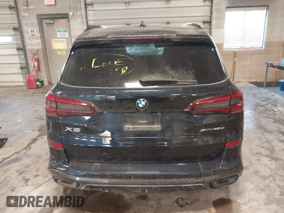 2021 BMW X5 xDrive45e with VIN 5UXTA6C01M9G08363, listed as a IAAI auction lot 41606730 with 4,787 mi miles. Bid and sale history available at carsss.com. Image 16.