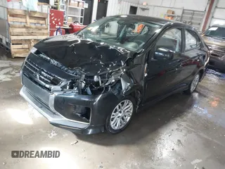 2021 Mitsubishi Mirage G4 ES with VIN ML32FUFJ8MHF05411, listed as a IAAI auction lot 41716053 with 206,842 mi miles. Bid and sale history available at carsss.com. Image 2.