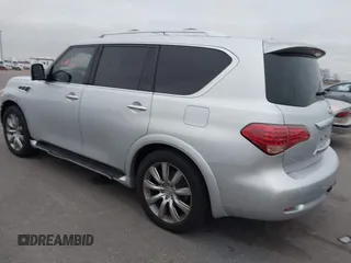 2011 Infiniti QX56 7-passenger with VIN JN8AZ2NF9B9501104, listed as a IAAI auction lot 40966019 with 167,227 mi miles and . Bid and sale history available at DreamBid. Image 3.