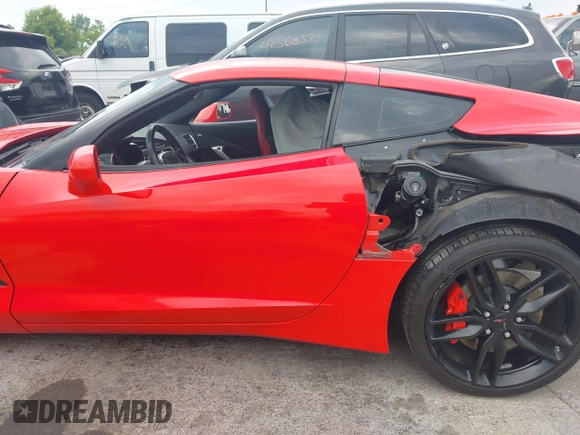 2019 Chevrolet Corvette 1LT z VIN 1G1YB2D7XK5120595, wystawiony jako IAAI lot #42592986 z przebiegiem 38 522 mil mil oraz . Historia ofert i sprzedaży dostępna na DreamBid. Obrazek 14.