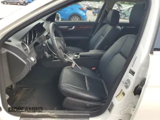 2012 Mercedes-Benz C 300 Sport with VIN WDDGF8BB0CR237300, listed as a Copart auction lot 61340735 with 109,157 mi miles and Salvage title. Bid and sale history available at DreamBid. Image 7.
