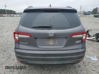 2022 Honda Pilot Special Edition with VIN 5FNYF6H2XNB040198, listed as a Copart auction lot 44027385 with 76,432 mi miles and Salvage Title. Bid and sale history available at carsss.com. Image 6.