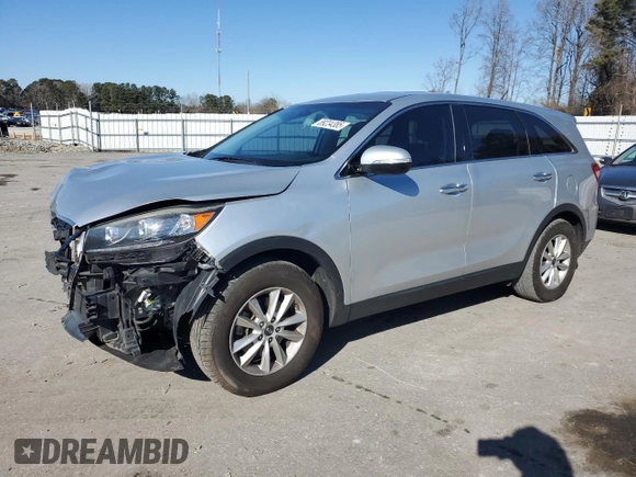 2019 Kia Sorento S V6 with VIN 5XYPG4A56KG511897, listed as a Copart auction lot 89234385 with 179,877 mi miles and Salvage Title. Bid and sale history available at carsss.com. Image 1.