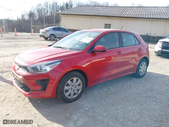 2023 Kia Rio 5-Door S with VIN 3KPA25AD5PE562295, listed as a IAAI auction lot 38591522 with 9,186 mi miles. Bid and sale history available at carsss.com. Image 17.