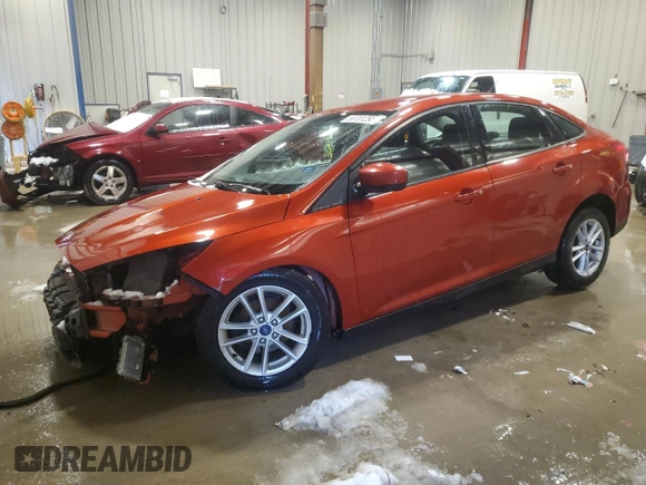 2018 Ford Focus SE with VIN 1FADP3F27JL239199, listed as a Copart auction lot 50701295 with 125,790 mi miles and Non Repairable. Bid and sale history available at carsss.com. Image 1.